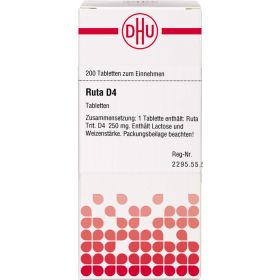 RUTA D 4 Tabletten 200 St – PZN 2930565 из немецкой аптеки