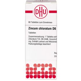 ZINCUM CHLORATUM D 6 Tabletten 80 St – PZN 2933842 из немецкой аптеки