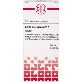 ACIDUM NITRICUM D 12 Tabletten 200 St – PZN 4201008 из немецкой аптеки