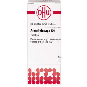 AMMI VISNAGA D 4 Tabletten 80 St – PZN 4203220 из немецкой аптеки