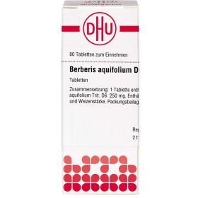BERBERIS AQUIFOLIUM D 6 Tabletten 80 St – PZN 4207407 из немецкой аптеки