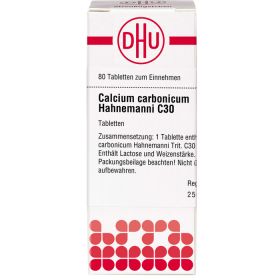 CALCIUM CARBONICUM Hahnemanni C 30 Tabletten 80 St – PZN 4208884 из немецкой аптеки