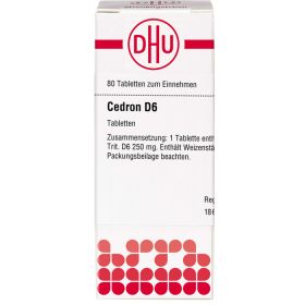CEDRON D 6 Tabletten 80 St – PZN 4211478 из немецкой аптеки