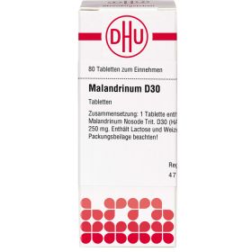 MALANDRINUM D 30 Tabletten 80 St – PZN 4226178 из немецкой аптеки