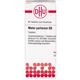 MATER PERLARUM D 6 Tabletten 80 St – PZN 4226793 из немецкой аптеки