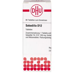 SABADILLA D 12 Tabletten 80 St – PZN 4235125 из немецкой аптеки