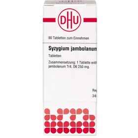 SYZYGIUM JAMBOLANUM D 6 Tabletten 80 St – PZN 4239471 из немецкой аптеки