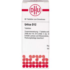 URTICA D 12 Tabletten 80 St – PZN 4872889 из немецкой аптеки