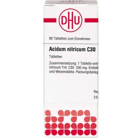 ACIDUM NITRICUM C 30 Tabletten 80 St – PZN 7141413 из немецкой аптеки
