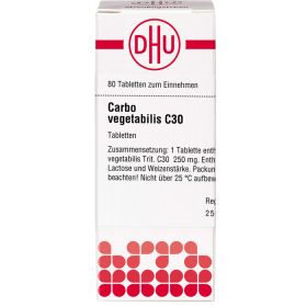 CARBO VEGETABILIS C 30 Tabletten 80 St – PZN 7141531 из немецкой аптеки