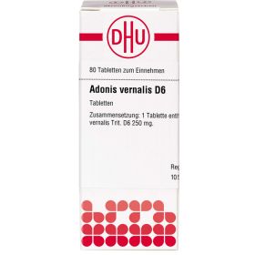 ADONIS VERNALIS D 6 Tabletten 80 St – PZN 7157503 из немецкой аптеки