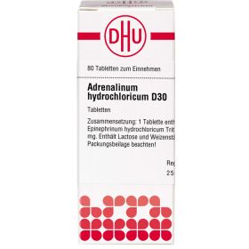 ADRENALINUM HYDROCHLORICUM D 30 Tabletten 80 St – PZN 7157555 из немецкой аптеки