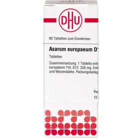 ASARUM EUROPAEUM D 12 Tabletten 80 St – PZN 7160362 из немецкой аптеки
