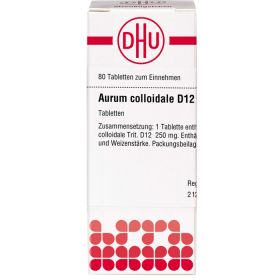 AURUM COLLOIDALE D 12 Tabletten 80 St – PZN 7160646 из немецкой аптеки