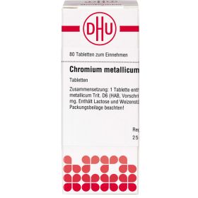 CHROMIUM METALLICUM D 6 Tabletten 80 St – PZN 7164673 из немецкой аптеки