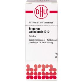 ERIGERON CANADENSIS D 12 Tabletten 80 St – PZN 7167370 из немецкой аптеки