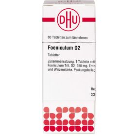 FOENICULUM D 2 Tabletten 80 St – PZN 7168139 из немецкой аптеки