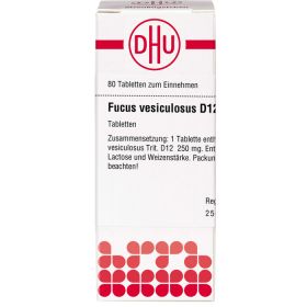 FUCUS VESICULOSUS D 12 Tabletten 80 St – PZN 7168352 из немецкой аптеки