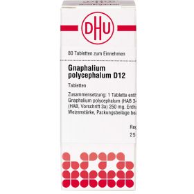 GNAPHALIUM POLYCEPHALUM D 12 Tabletten 80 St – PZN 7168955 из немецкой аптеки
