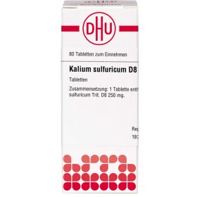 KALIUM SULFURICUM D 8 Tabletten 80 St – PZN 7171443 из немецкой аптеки