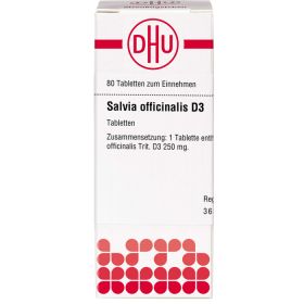 SALVIA OFFICINALIS D 3 Tabletten 80 St – PZN 7179462 из немецкой аптеки