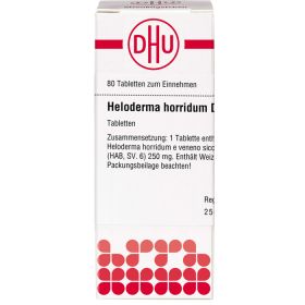 HELODERMA horridum D 12 Tabletten 80 St – PZN 7457197 из немецкой аптеки