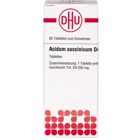 ACIDUM SUCCINICUM D 4 Tabletten 80 St – PZN 7594296 из немецкой аптеки