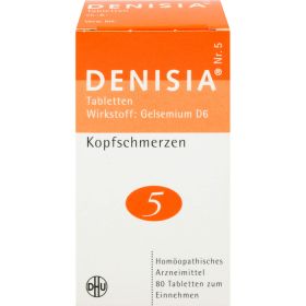 DENISIA 5 Kopfschmerzen Tabletten 80 St – PZN 8494390 из немецкой аптеки