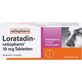 LORATADIN-ratiopharm 10 mg Tabletten 20 St – PZN 142740 из немецкой аптеки