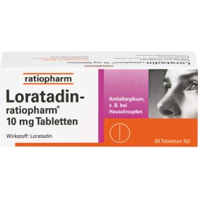 LORATADIN-ratiopharm 10 mg Tabletten 50 St – PZN 142906 из немецкой аптеки