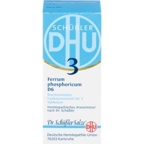 BIOCHEMIE DHU 3 Ferrum phosphoricum D 6 Tabletten 80 St – PZN 273979 из немецкой аптеки