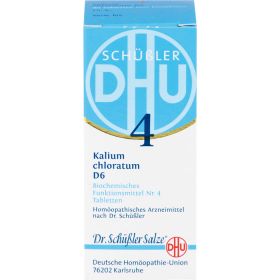 BIOCHEMIE DHU 4 Kalium chloratum D 6 Tabletten 80 St – PZN 274074 из немецкой аптеки