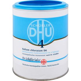 BIOCHEMIE DHU 4 Kalium chloratum D 6 Tabletten 1000 St – PZN 274080 из немецкой аптеки