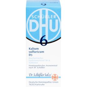BIOCHEMIE DHU 6 Kalium sulfuricum D 3 Tabletten 80 St – PZN 274246 из немецкой аптеки