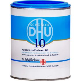 BIOCHEMIE DHU 10 Natrium sulfuricum D 6 Tabletten 1000 St – PZN 274660 из немецкой аптеки