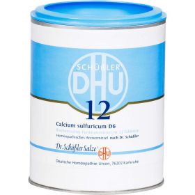 BIOCHEMIE DHU 12 Calcium sulfuricum D 6 Tabletten 1000 St – PZN 274878 из немецкой аптеки