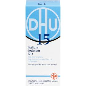 BIOCHEMIE DHU 15 Kalium jodatum D 12 Tabletten 80 St – PZN 275091 из немецкой аптеки