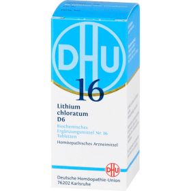 BIOCHEMIE DHU 16 Lithium chloratum D 6 Tabletten 80 St – PZN 275139 из немецкой аптеки