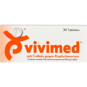 VIVIMED mit Coffein gegen Kopfschmerzen Tabletten 30 St – PZN 410330 из немецкой аптеки