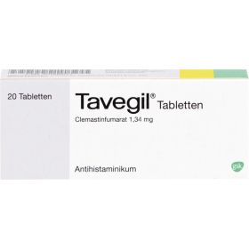 TAVEGIL Tabletten 20 St – PZN 1006571 из немецкой аптеки