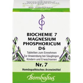 BIOCHEMIE 7 Magnesium phosphoricum D 6 Tabletten 80 St – PZN 1073550 из немецкой аптеки