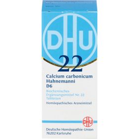 BIOCHEMIE DHU 22 Calcium carbonicum D 6 Tabletten 80 St – PZN 1196330 из немецкой аптеки