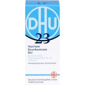 BIOCHEMIE DHU 23 Natrium bicarbonicum D 12 Tabl. 80 St – PZN 1196442 из немецкой аптеки