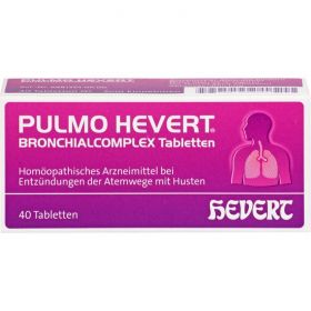 PULMO HEVERT Bronchialcomplex Tabletten 40 St – PZN 1213979 из немецкой аптеки