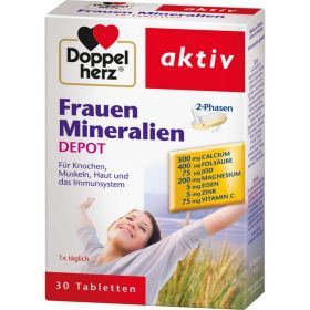 DOPPELHERZ Frauen Mineralien Depot Tabletten 30 St – PZN 1534703 из немецкой аптеки