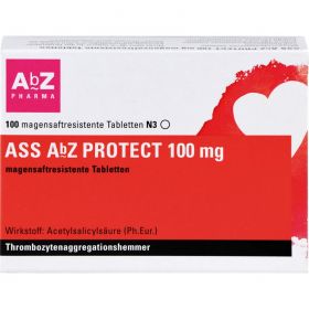 ASS AbZ PROTECT 100 mg magensaftresist.Tabl. 100 St – PZN 1696794 из немецкой аптеки