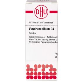 VERATRUM ALBUM D 4 Tabletten 80 St – PZN 1788929 из немецкой аптеки