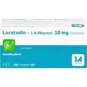 LORATADIN-1A Pharma Tabletten 100 St – PZN 1879129 из немецкой аптеки