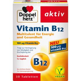 DOPPELHERZ Vitamin B12 Tabletten 30 St – PZN 1951625 из немецкой аптеки
