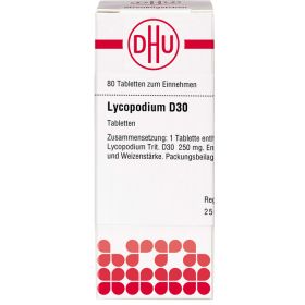 LYCOPODIUM D 30 Tabletten 80 St – PZN 2103307 из немецкой аптеки
